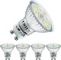 GU10 Led Kaltweiss 4.9W Ersetzt 75W Halogen Leuchtmittel 4Er-Pack 585 Lumen 6000