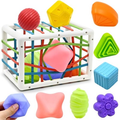 Montessori Spielzeug für 1 Jahr Jungen Mädchen Geschenke Baby Gehirn sensorisch bunt