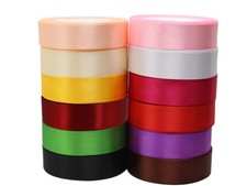 1 Inch MutiColor Satin Ribbon Bulk 300yd Gifts Wrapping Craft Bow Supply