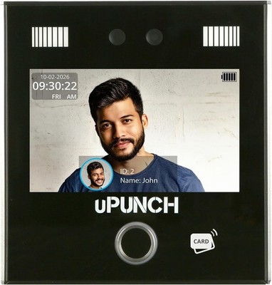 uPunch MK5000 AI Face Recognition Computerized Time Clock for Employees