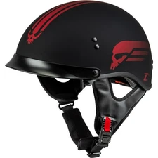 GMax HH-65 Retribution Helmet - with Peak - Matte Black/Red - 2XL H96511328