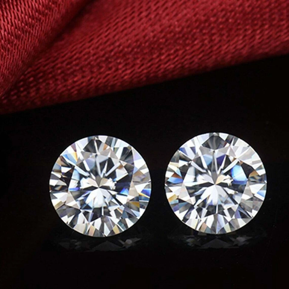 1.10Ct Certified Natural Diamond Round F Color VVS Clarity Engagement Ringstone - Image 2 of 4