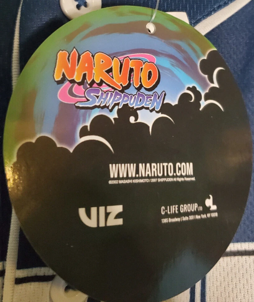 Narutoo Shippuden "Team 07" Baseball Jersey Size Medium 2502 (Fast Shipping)