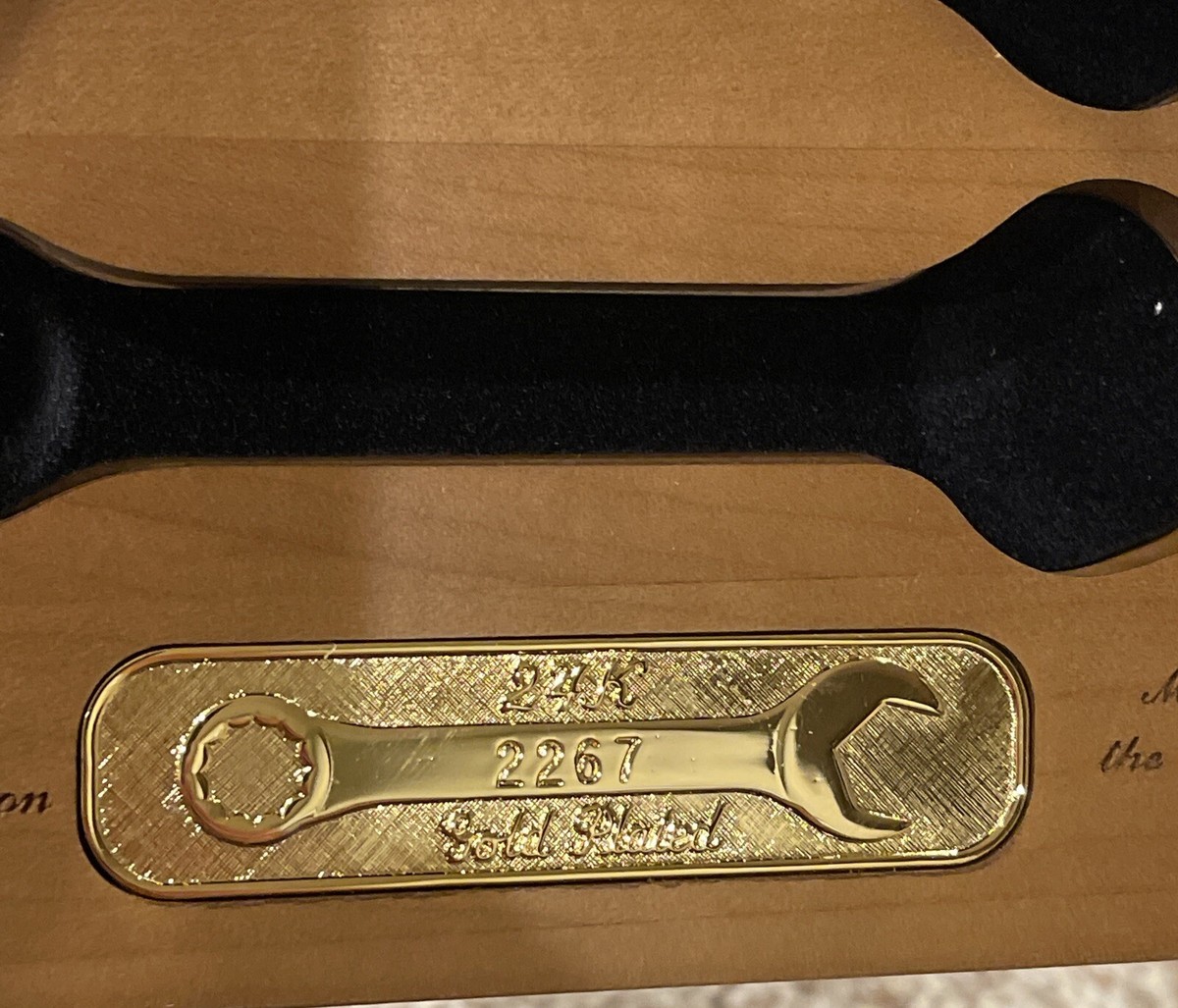 Mac Tools 1993 24k Gold Plated Short 3pc Wrench Set | eBay
