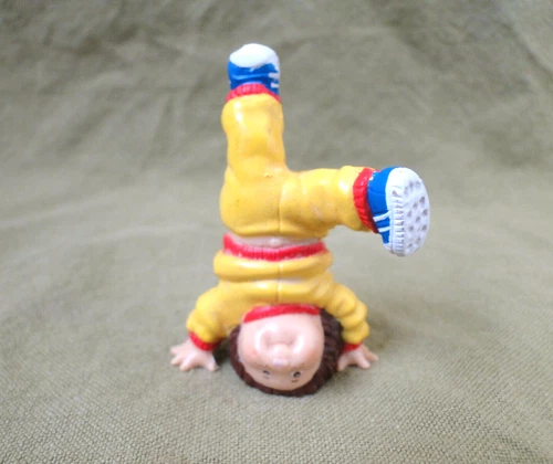 Vintage 1984 Cabbage Patch Kids PVC Figure: Boy Head Spin Dance