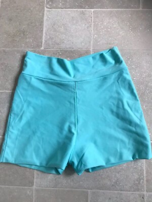 Vintage Authentic 1990 s Hot Pants Vicky Martin Clubbing High Waist Scuba Ex Con