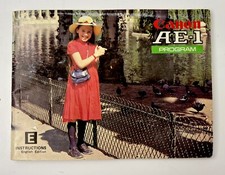 Canon AE-1 Program 35 mm Camera Instructions Manual English Edition