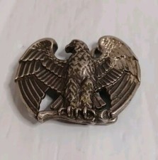 Vintage Avon Eagle Belt Buckle Men  s Silver 2.5x2  