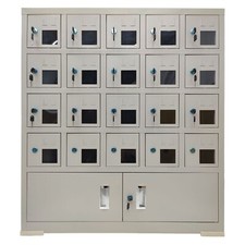 20 Doors Mobile Phone Storage Cabinet Office School Steel Storage Cabinet