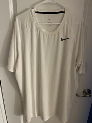 Nike Pro Dri-Fit Compression Shirt White Men's Size 3XL AT3121-100