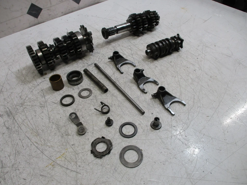 Honda cr250r cr 250r 1983 83 transmisión engranajes horquilla tambor. Foto 3 de 4