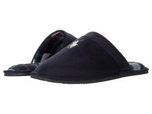 Mens Blue Polo Ralph Lauren Klarence Slippers | Soletrader