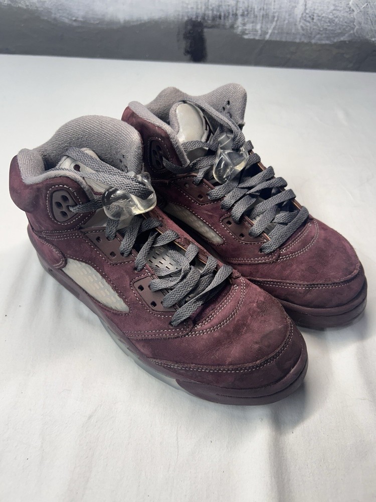 Nike Air Jordan Retro 5 Burgundy Size 5.5