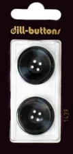 Dill Buttons ~ (1439) - 7/8" - 2 ct
