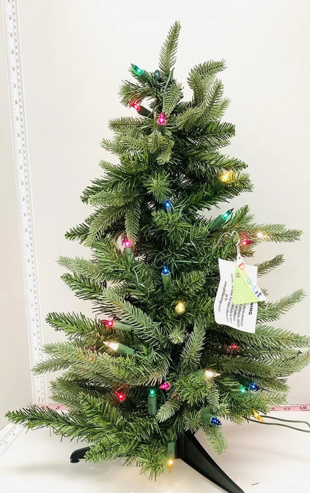 Vickerman A890726 Green Decorative Pine Artificial Christmas Tree With Dura Lit - Image 3 of 4