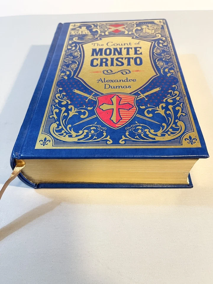 The Count of Monte Cristo by Dumas Barnes and Noble Hardcover Collector's Gilt Foto 2 de 4