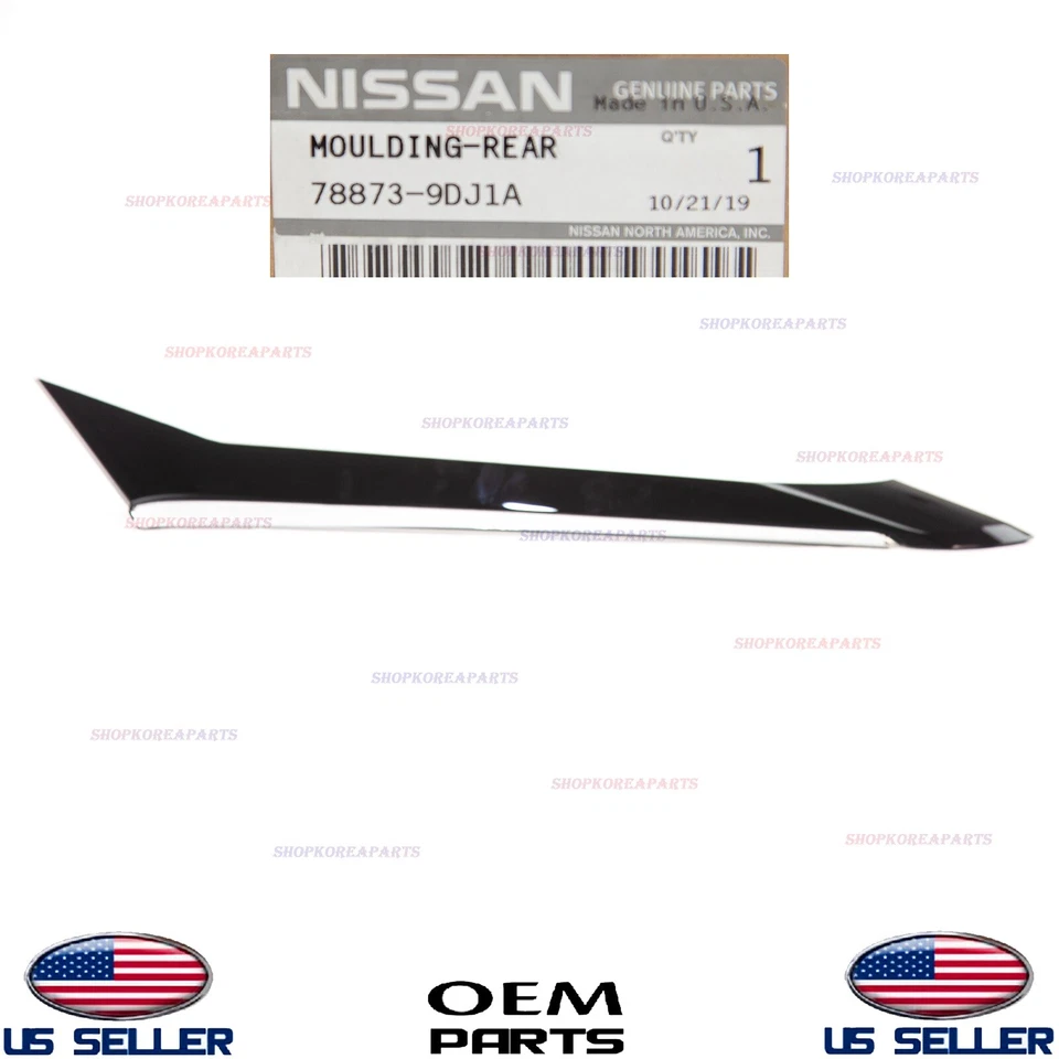 ✅Genuino OEM✅ Guardabarros Trasero Decoración Moldura DERECHA + IZQUIERDA 2016-2023 Nissan Máxima Foto 4 de 4