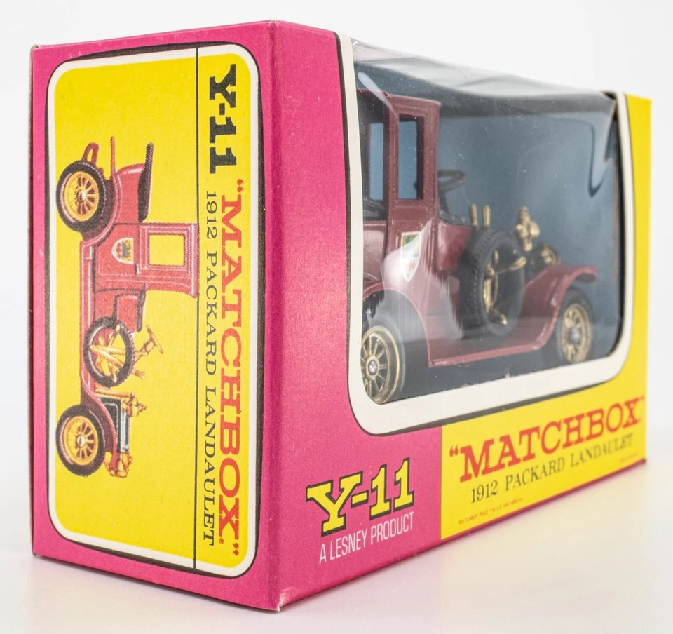 Matchbox Models of Yesteryear Y-11B 1912 Packard Landaulet RED | E-TYPE BOX |NOS - Image 2 of 4