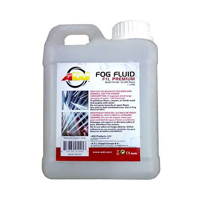 ADJ Lighting F1L PREMIUM Water Based Fog Fluid - 1 Liter