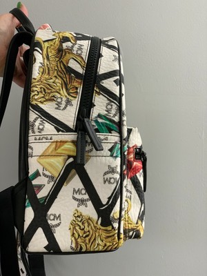NWT - MCM Ladies Vintage White Stark Motif Rombi Small  display picture 1