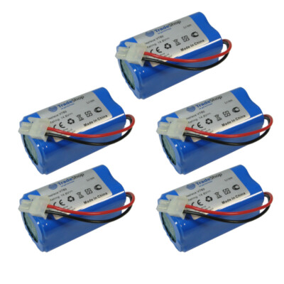 5x Akku 2600mAh für Zaco A9s V7 V7s Pro V7s Plus, Ecovacs KK8 N79S V7 V780 V7S