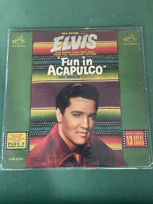 Vintage RCA Elvis Presley Fun In Acapulco vinyl record