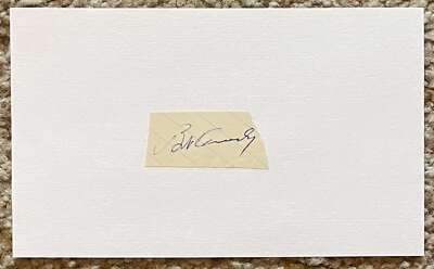 Bob Kennedy signed cut - White Sox Indians debut 1939