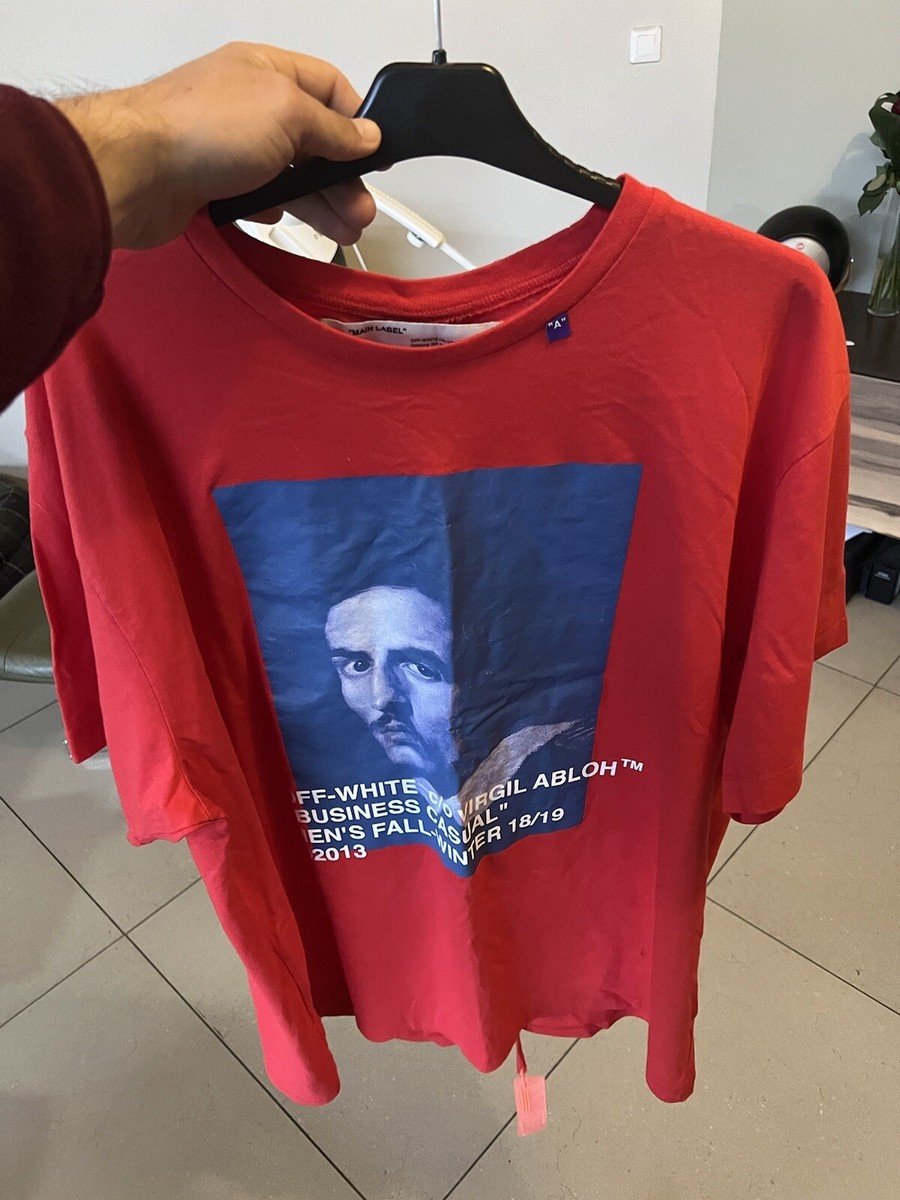 Tシャツ・カットソー Virgil Abloh MCA Figures of Speech OFF-WHITE Bernini Tee Off White Virgil Abloh Mca Figures Of Speech Bernini Tee Red
