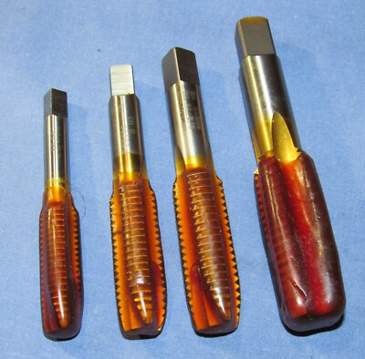 New USA and Guhring  TAPS 7/16-14,9/16-12,5/8-11 and 3/4-10 all TiN coated