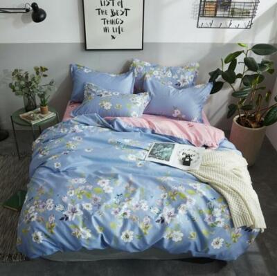 3D Flower Petals ZHUA3390 Bed Pillowcases Quilt Duvet Cover Set Queen King Zoe