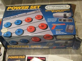 OLD NINTENDO VIDEO GAME SYSTEM W/ POWER PAD TESTED WORKING