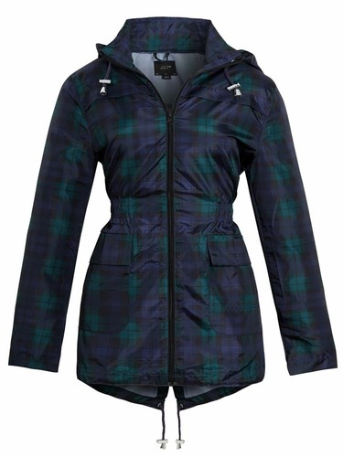 Womens Rain Mac Showerproof Raincoat 