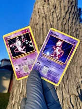 Mew & Mewtwo Credit Card Skin Cover SMART Sticker Wrap Vinyl Decal Die-cut