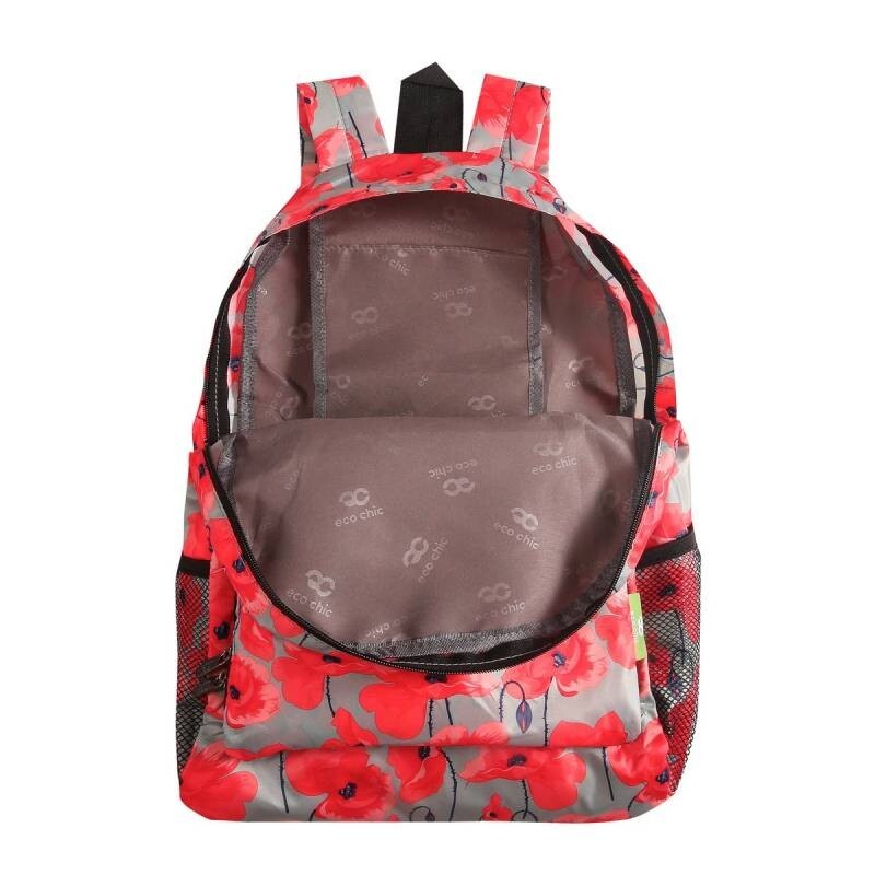 Eco Chic Lightweight Foldable Strong Ruck Sack - Back Pack - Various ...