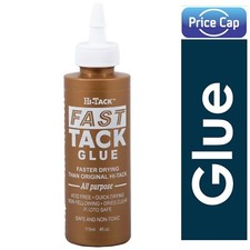 Hi Tack Fast Tack Glue 115ml  | Sticky Adhesive Faster Drying Crafts Trimmings