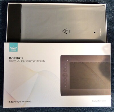 HUION H610PRO V2 - 10 x 6,25 Zoll Grafiktablett - Neigungsfunktion - Neuwertig