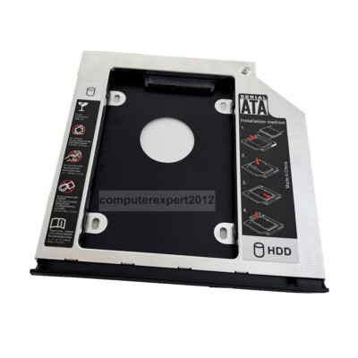 H*h様 高級ヘアライン仕上げ windows11 office dvd ssd 2nd HDD SSD Hard Drive SATA Caddy Frame for HP EliteBook 2530p