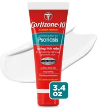 Cortizone 10 Anti-Itch Lotion for Psoriasis 3.4 oz (96g) , Maximum Strength 1% H