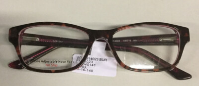 Women's Eyeglass Frames Burgundy FM14023 553040141 - 53-16-140 - B8