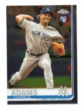  2019 Topps Chrome #109 Chance Adams RC