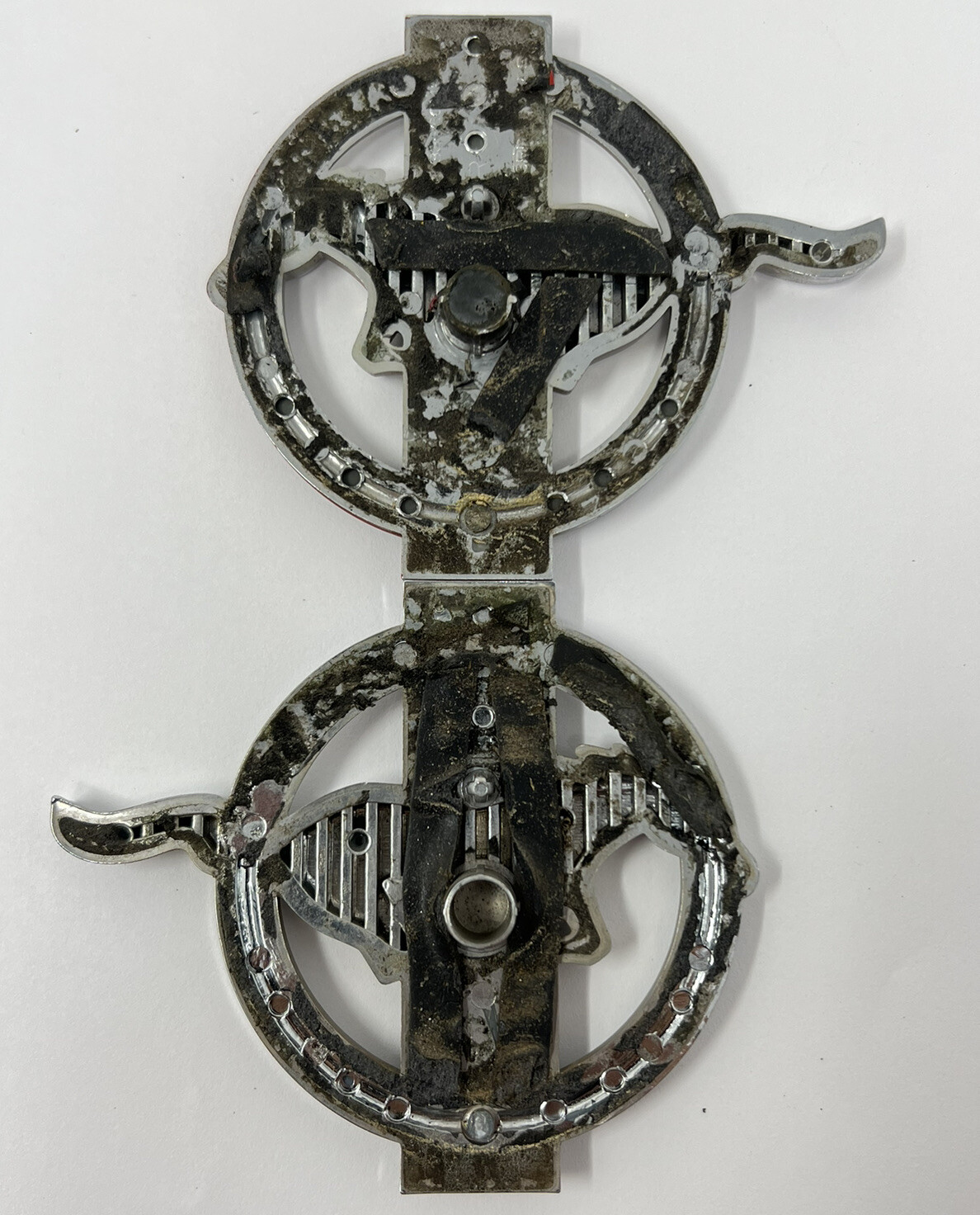 1999 FORD MUSTANG 35TH ANNIVERSARY LEFT RIGHT SIDE CHROME EMBLEM BADGE OEM - Picture 4 of 4