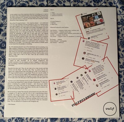 VULFPECK - Vollmilch, NEW & SEALED Limited, CLEAR Vinyl EP