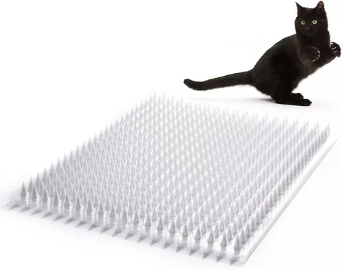 8 Pack 42cm Cat Deterrent Mat Cat Scat Mat with Spikes for Outdoor Indoor Animal - Picture 5 of 10
