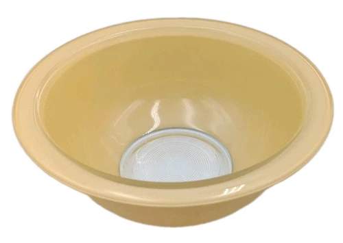 Vintage Pyrex 322 Corning Ware Peach Clear Glass Bottom Nesting Bowl 1 Liter