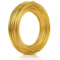 Basteldraht Gold 2Mm 30M Schmuckherstellung & Bastelarbeiten Rostfrei Flexibel