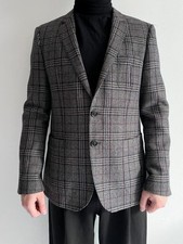Hugo Boss Randolph Wool Checked Sport Coat Tweed Plaid Blazer Jacket Size US 42R