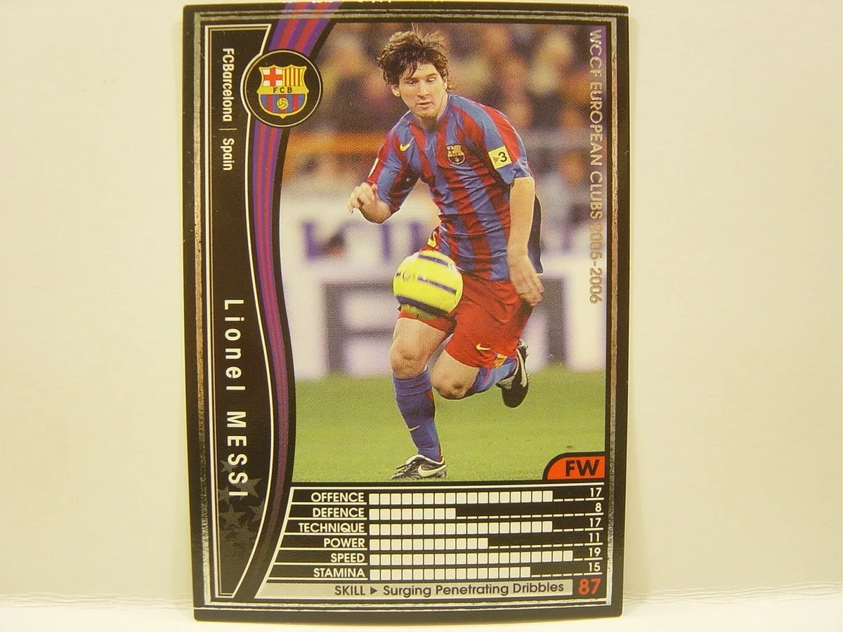 WCCF 05-06 YGS メッシ 海外版 2005-06 Panini WCCF European Clubs Soccer Trading Cards for sale