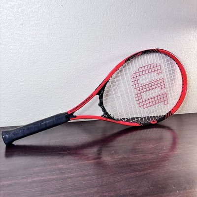Wilson Federer Tennis Racquet 3|4-3/8 Red & Black Shock Stop Frame Stabilizer