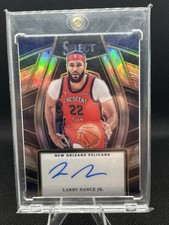 2023-24 Panini Select Larry Nance Jr Prizm Auto #SSS-LNJ Sensational Signatures