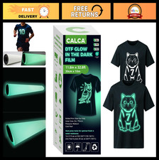 Glow in the Dark DTF Transfer Film - Luminous Cold Peel 11.8"x32.8ft Roll